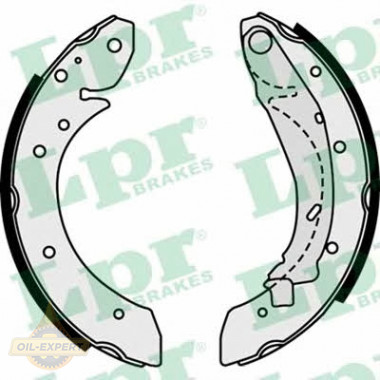 Lpr Колодки тормозные барабанные LPR 07730 - Картинка 1