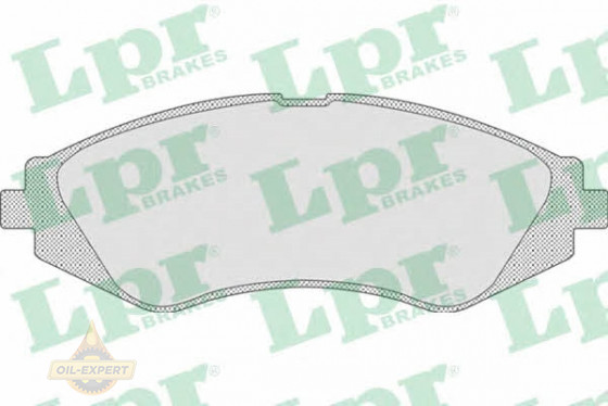 Lpr Колодки тормозные дисковые LPR 05P710 - Картинка 1