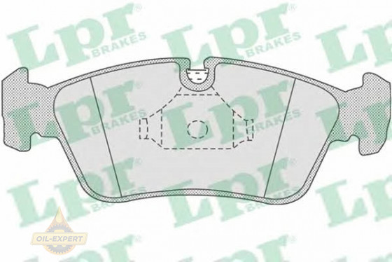 Lpr Колодки тормозные дисковые LPR 05P757 - Картинка 1