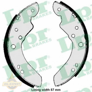 Lpr Колодки тормозные барабанные LPR 01190 - Картинка 1