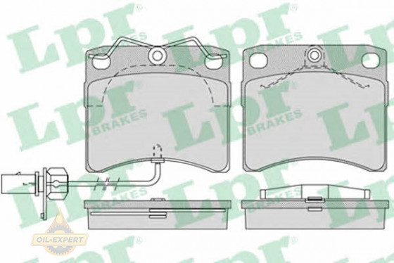 Lpr Колодки тормозные дисковые LPR 05P984 - Картинка 1