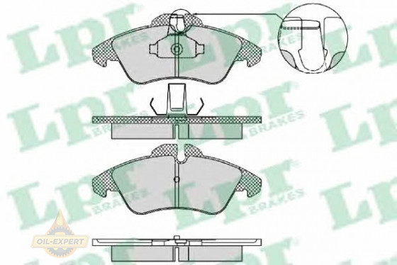Lpr Колодки тормозные дисковые LPR 05P1469 - Картинка 1