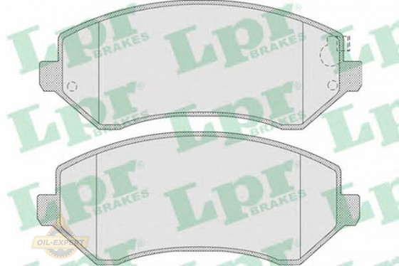 Lpr Колодки тормозные дисковые LPR 05P1005 - Картинка 1