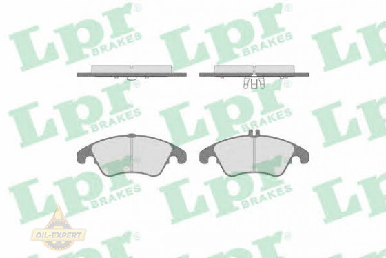Lpr Колодки тормозные дисковые LPR 05P1421 - Картинка 1