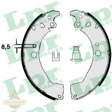 Lpr Колодки тормозные барабанные LPR 04760 - Картинка 1