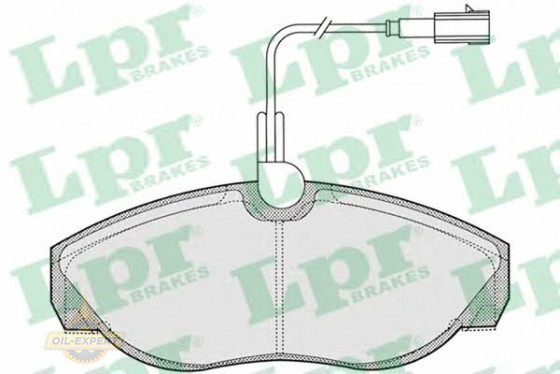 Lpr Колодки тормозные дисковые LPR 05P773 - Картинка 1