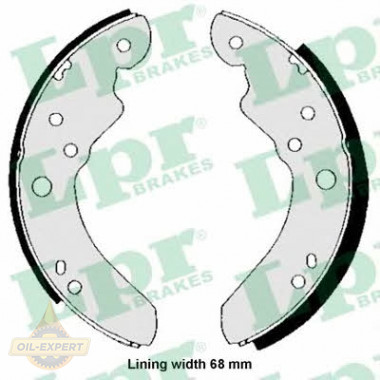 Lpr Колодки тормозные барабанные LPR 01200 - Картинка 1