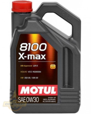 Motul Моторное масло MOTUL 8100 X-MAX 0W-30 - Картинка 1