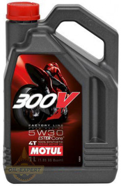 Motul Моторна мото олива MOTUL 300V FACTORY LINE ROAD RACING 5W-30 - Заображення 2