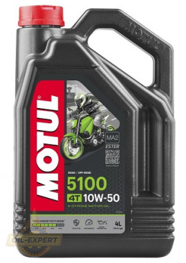 Motul Моторное масло MOTUL 5100 4T 10W-50 - Картинка 3