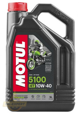 Motul Моторна мото олива MOTUL 5100 4T 10W-40 - Заображення 3