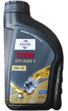 Fuchs Моторна олива FUCHS TITAN GT1 FLEX 5 0W-20 - Заображення 2