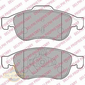 Delphi Колодки тормозные дисковые DELPHI LP2152 - Картинка 1