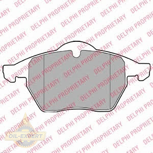 Delphi Колодки дискові гальмівні DELPHI LP1407 - Заображення 1