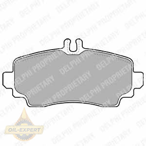 Delphi Колодки тормозные дисковые DELPHI LP1401 - Картинка 1