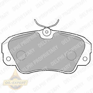 Delphi Колодки тормозные дисковые DELPHI LP848 - Картинка 1