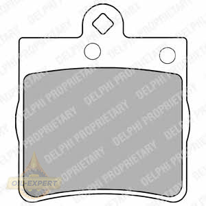 Delphi Колодки тормозные дисковые DELPHI LP1403 - Картинка 1