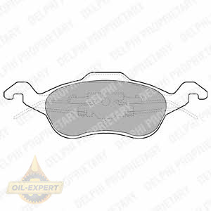 Delphi Колодки тормозные дисковые DELPHI LP1315 - Картинка 1
