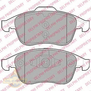 Delphi Колодки тормозные дисковые DELPHI LP2079 - Картинка 1