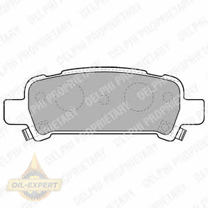 Delphi Колодки тормозные дисковые DELPHI LP1509 - Картинка 1