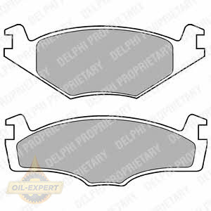 Delphi Колодки тормозные дисковые DELPHI LP756 - Картинка 1