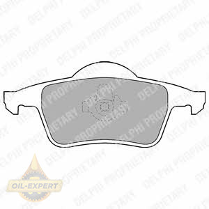 Delphi Колодки тормозные дисковые DELPHI LP1504 - Картинка 1