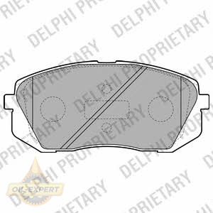 Delphi Колодки дискові гальмові DELPHI LP2050 - Заображення 1