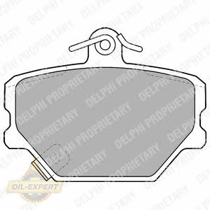Delphi Колодки тормозные дисковые DELPHI LP1465 - Картинка 1
