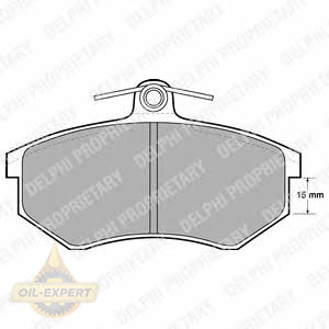 Delphi Колодки дискові гальмівні DELPHI LP429 - Заображення 1
