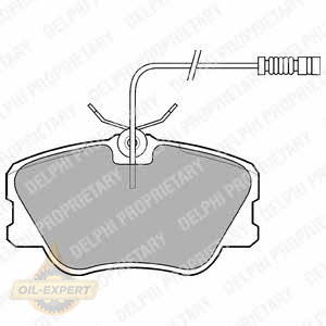 Delphi Колодки дискові гальмівні DELPHI LP608 - Заображення 1