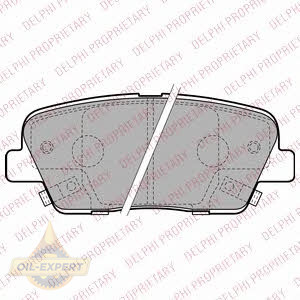 Delphi Колодки дискові гальмові DELPHI LP2202 - Заображення 1