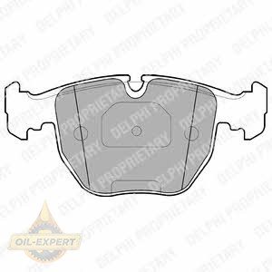 Delphi Колодки тормозные дисковые DELPHI LP1003 - Картинка 1