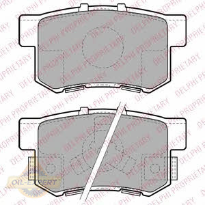 Delphi Колодки дискові гальмові DELPHI LP1972 - Заображення 1