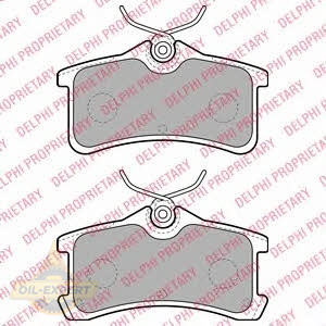 Delphi Колодки тормозные дисковые DELPHI LP1917 - Картинка 1