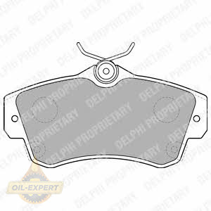 Delphi Колодки тормозные дисковые DELPHI LP1522 - Картинка 1