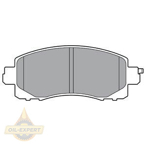 Delphi Колодки тормозные дисковые DELPHI LP3411 - Картинка 1
