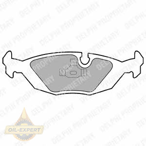 Delphi Колодки дискові гальмові DELPHI LP576 - Заображення 1