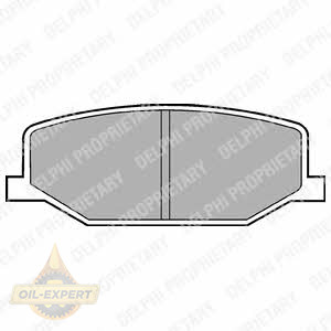 Delphi Колодки тормозные дисковые DELPHI LP527 - Картинка 1