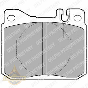 Delphi Колодки тормозные дисковые DELPHI LP221 - Картинка 1