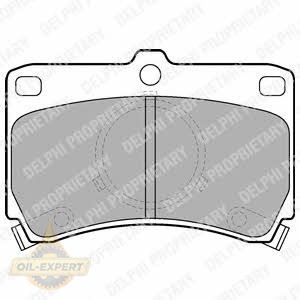 Delphi Колодки тормозные дисковые DELPHI LP531 - Картинка 1