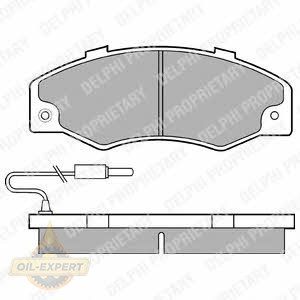 Delphi Колодки дискові гальмові DELPHI LP489 - Заображення 1