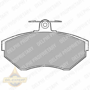 Delphi Колодки тормозные дисковые DELPHI LP1409 - Картинка 1