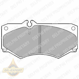 Delphi Колодки дискові гальмівні DELPHI LP468 - Заображення 1