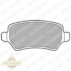 Delphi Колодки тормозные дисковые DELPHI LP1681 - Картинка 1