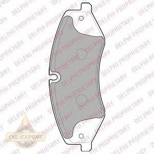 Delphi Колодки дискові гальмівні DELPHI LP2176 - Заображення 1