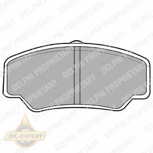 Delphi Колодки тормозные дисковые DELPHI LP488 - Картинка 1