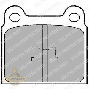 Delphi Колодки тормозные дисковые DELPHI LP76 - Картинка 1