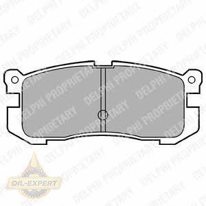 Delphi Колодки тормозные дисковые DELPHI LP624 - Картинка 1