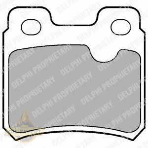 Delphi Колодки тормозные дисковые DELPHI LP586 - Картинка 1