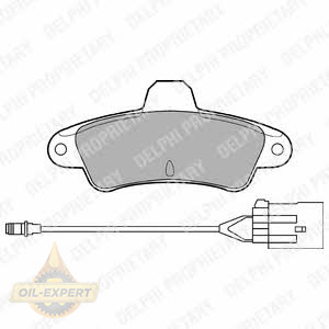 Delphi Колодки дискові гальмівні DELPHI LP853 - Заображення 1